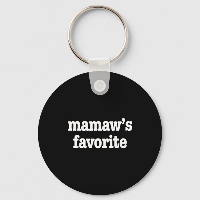 Chaveiro Mamaw's Favorite Funny Trendy Mother's Day Saying  (Frente)