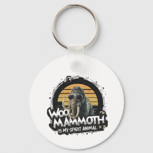 Chaveiro Mamute Woo é Meu Animal de Estimação Arte