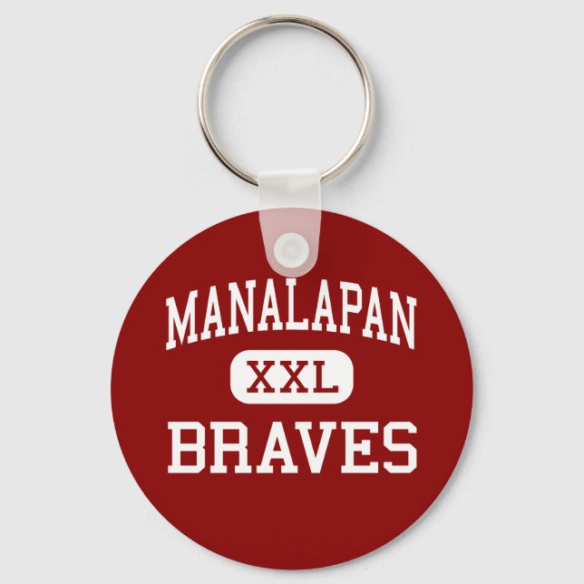 Chaveiro Manalapan - Braves - High - English town New Jerse (Frente)