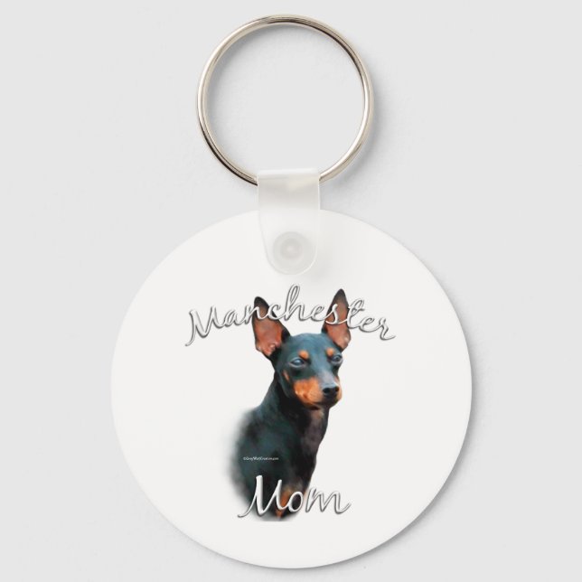 Chaveiro Manchester Terrier Mãe 2 (Frente)