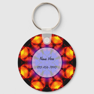 Chaveiro Mandala ardente da flor