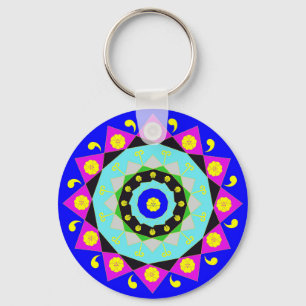 Chaveiro Mandala:Chaveiro decorativo