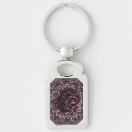 Chaveiro Mandala de Rosa 