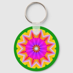Chaveiro Mandala do Fractal