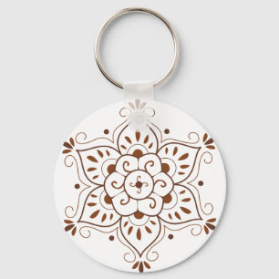 Chaveiro Mandala do tatuagem do Henna