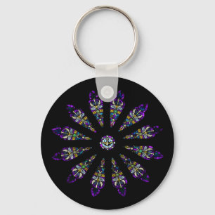 Chaveiro Mandala do vitral