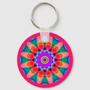 Chaveiro Mandala Fractal
