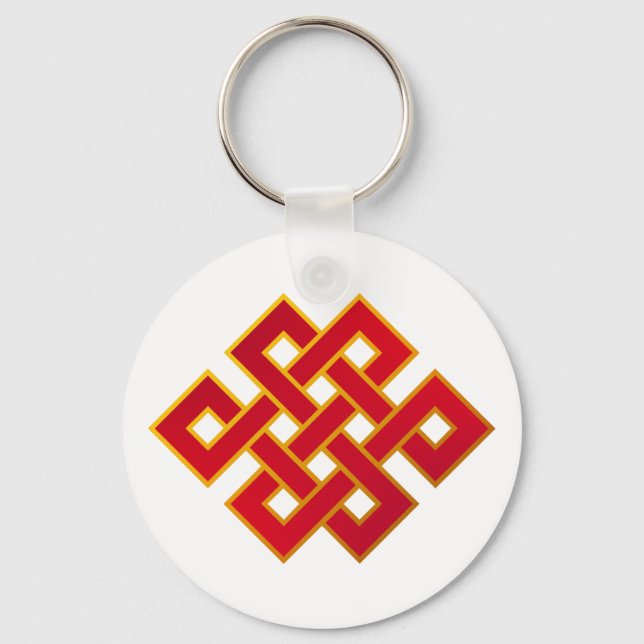 Chaveiro Mandala Karma Buddhism Eternal Knot (Frente)
