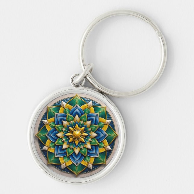 Chaveiro Mandala Luxo - 01 (Frente)