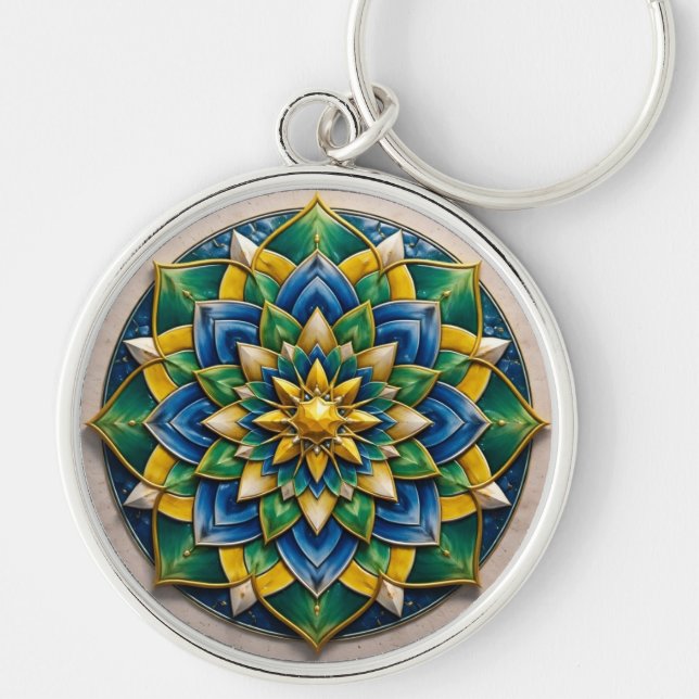 Chaveiro Mandala Luxo - 01 (Frente)