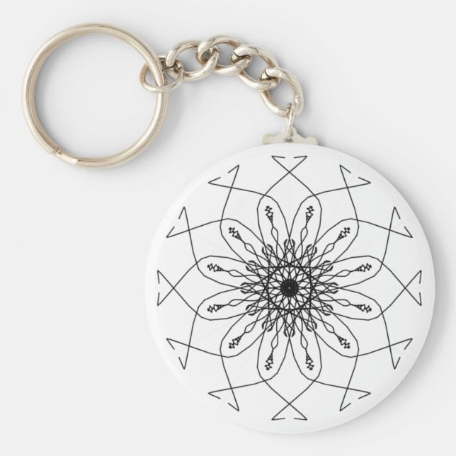 Chaveiro Mandala minimalista (Frente)