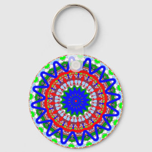 Chaveiro Mandalas do caleidoscópio