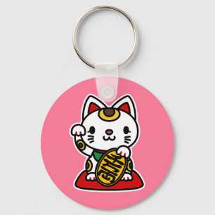 Chaveiro Maneki Neko (Gato Sortudo)