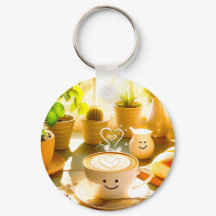 Manhã de Cappuccino pacífica e encantadora