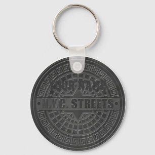 Chaveiro Manhole Cobrir Black Marble