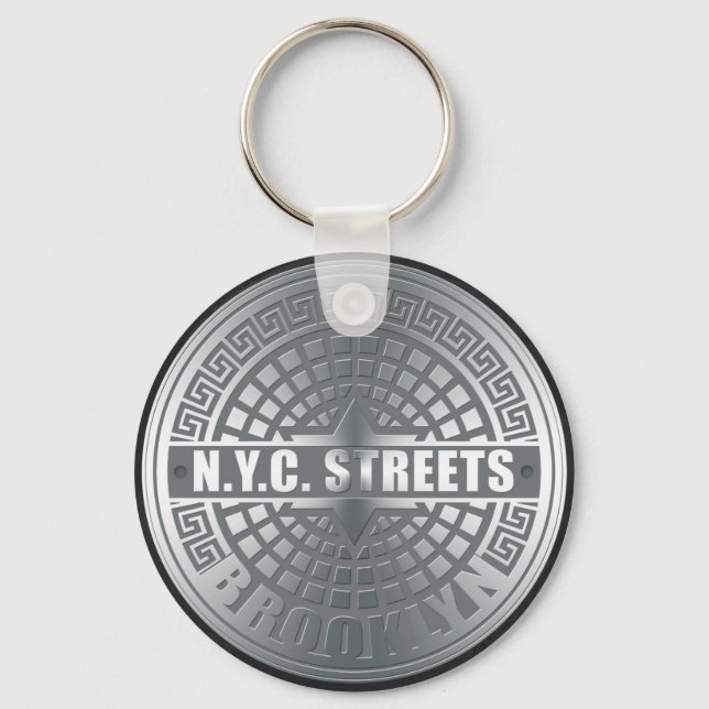 Chaveiro Manhole Cobrir Brooklyn (Frente)