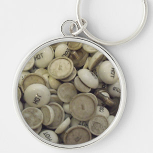 Chaveiro Manípulos de porcelana a quente e a frio