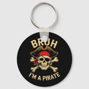 Chaveiro Mano Eu Sou Um Fantasme de Pirata Halloween