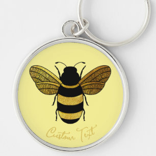 CHAVEIRO MANTEIGA AMARELO PRETO ABELHA INSETA DE ABELHA DOU