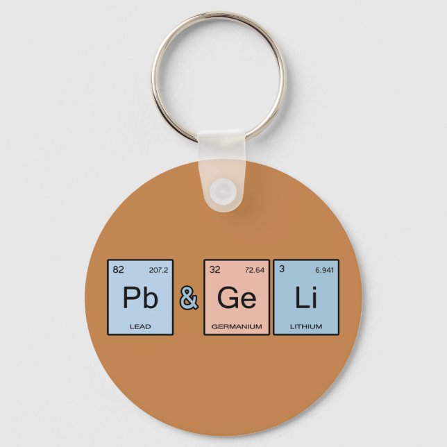Chaveiro Manteiga de amendoim e gelatina (Frente)