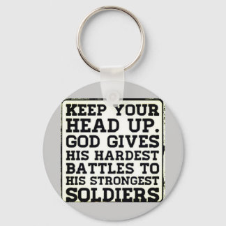 Chaveiro Mantenha a cabeça erguida