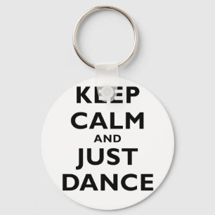 Chaveiro Mantenha a calma e apenas dance