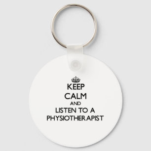 Chaveiro Mantenha a calma e escute um Physioarapist