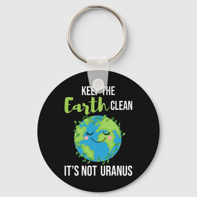 Chaveiro Mantenha A Terra Limpa - Proteção Ambiental Ea (Frente)