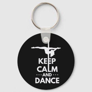 Chaveiro Mantenha Calma E Dança