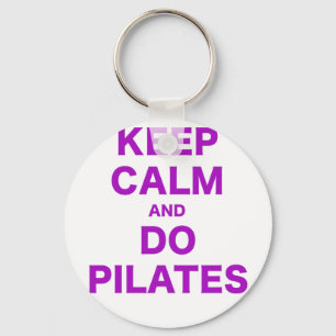 Chaveiro Mantenha calmo e faça Pilates