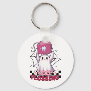 Chaveiro Mantenha Fogueira, Fantasma, Hallowee Dental De Gr