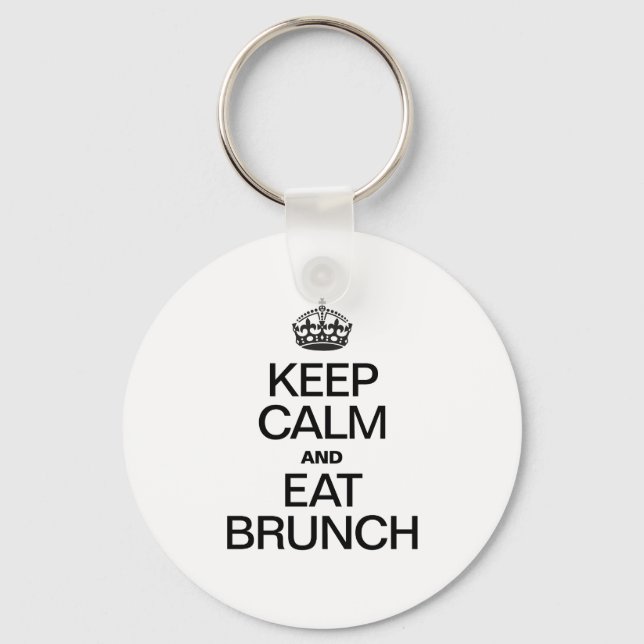 CHAVEIRO MANTENHA O CALM E COMA O BRUNCH (Frente)