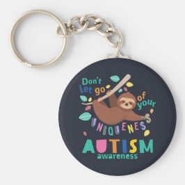 Chaveiro Mantenha-Se À Sua Consciência Única E Autismo.