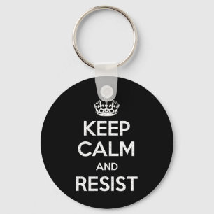 Chaveiro Mantenha-Se Calmo E Resista Impeach Trump Engraçad
