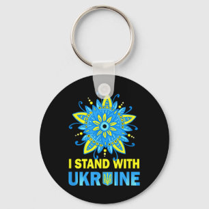 Chaveiro Mantenha-Se Com A Ucrânia A Bandeira Anti-Putin No