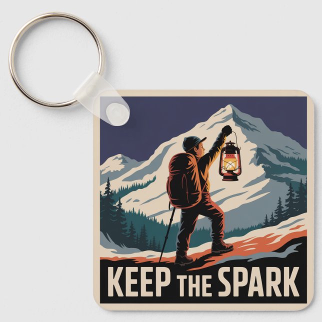 Chaveiro Manter a Centelha (Frente)