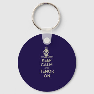Chaveiro Manter Calmo e Tenor Ligado