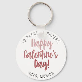 Chaveiro Manuscrito Moderno Happy Galentine's Day Keepsaokt