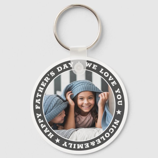 Chaveiro Manutenção de Fotografias Personalizadas do Dia de (Frente)