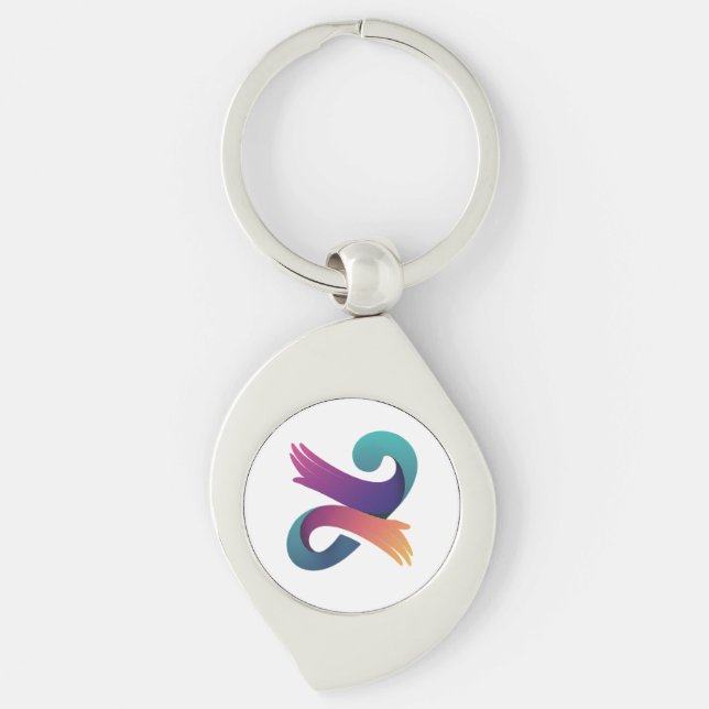 Chaveiro Mão do Gráfico de Rotura (Frente)