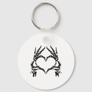 Chaveiro Mãos do Coração de Esqueleto - Halloween - Mãos de