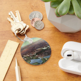 Chaveiro Mapa antigo de Washington DC e do Rio Potomac