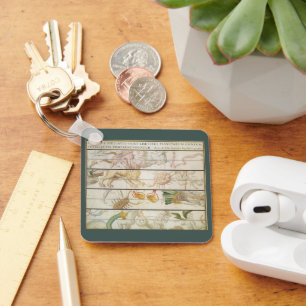 Chaveiro Mapa Celestial Antigo, Astronomia por John Seller