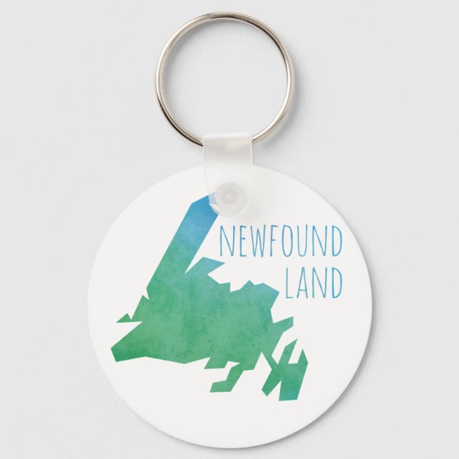Chaveiro Mapa da Terra Nova (Frente)