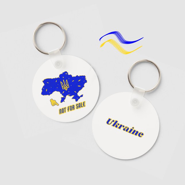 Chaveiro Mapa da Ucrânia (Criador carregado)