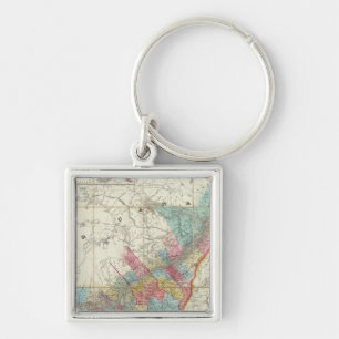 Chaveiro Mapa Das Províncias Do Canadá