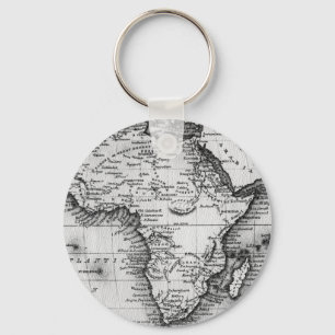 Chaveiro Mapa de África gravado por Thomas Stirling