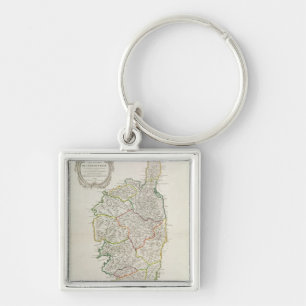 Chaveiro Mapa de Córsega