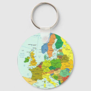 Chaveiro Mapa de Europa