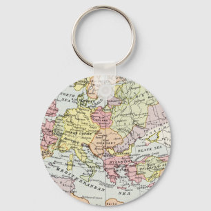 Chaveiro Mapa de Europa   a terceira cruzada